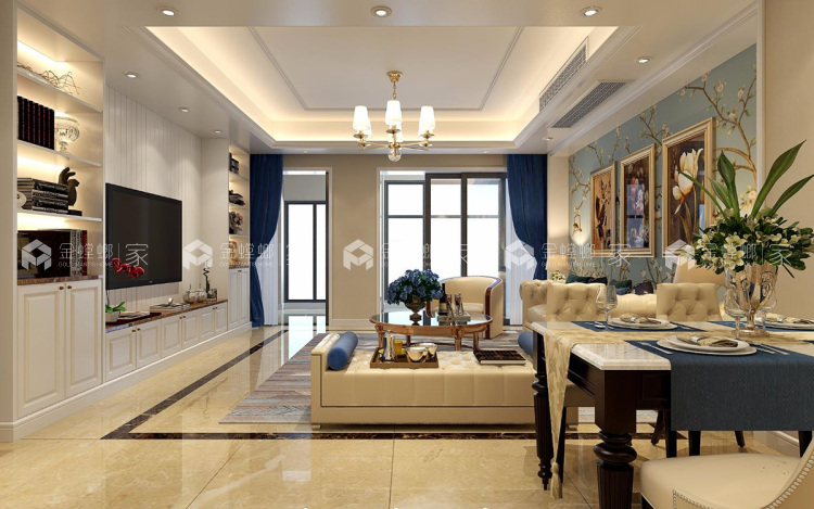 108平中建溪岸观邸简欧风格-'全景图封面图'