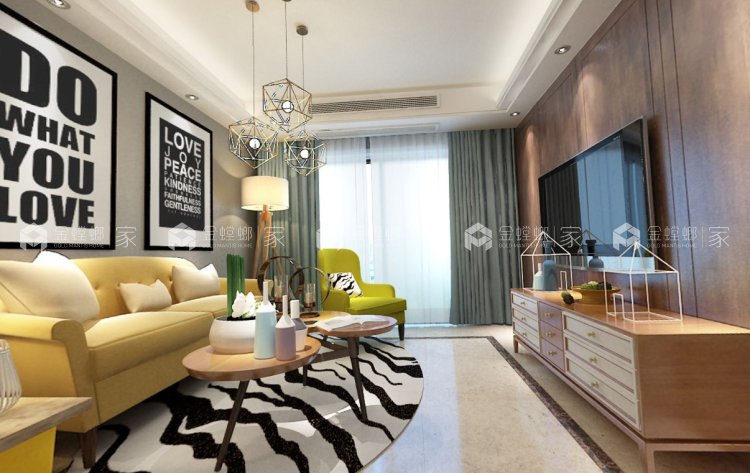 120平时代上城现代风格-现代风的奇思妙想-'全景图封面图'