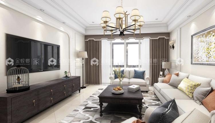 95平保利融侨时光印象美式风格-'全景图封面图'