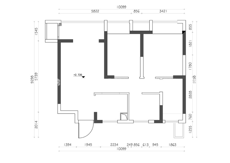 70平江南府现代风格-黑白灰格调案例-业主需求