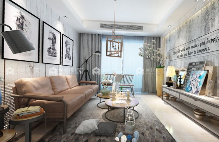 120平时代上城现代风格-建筑历史痕迹中的灵感-'全景图封面图'