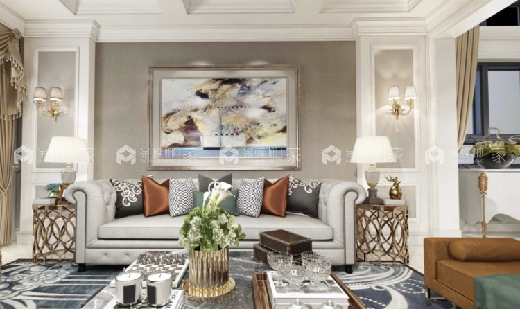 135平保利融侨时光印象美式风格-'全景图封面图'