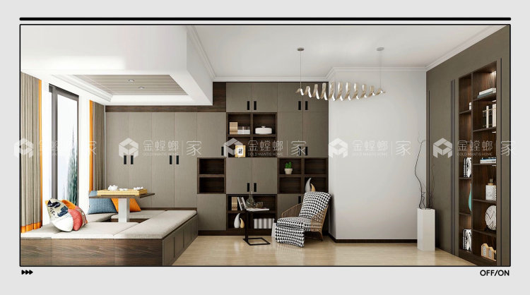 126平翠湖香山新中式风格-卧室效果图及设计说明