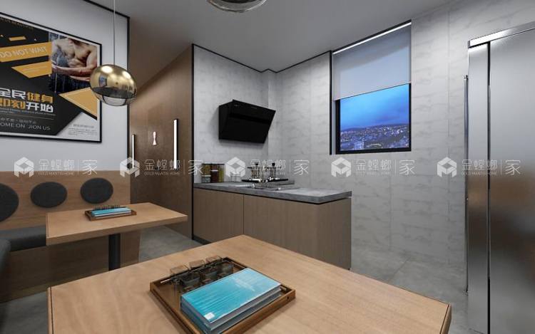 200平万豪伊顿现代风格-空间效果图