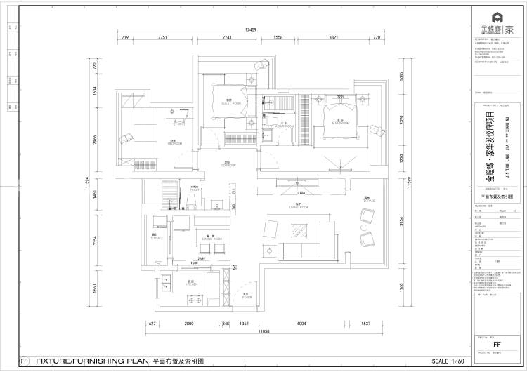 111平华发悦府现代风格-平面布置图