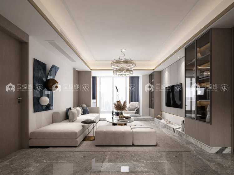 125平望湖小区现代风格-回归精致 慢慢品生活-'全景图封面图'