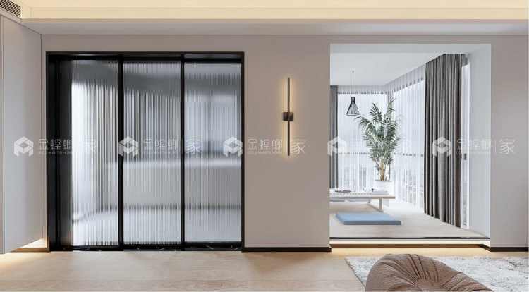 133平城邦花园现代风格-神秘蓝 撩拨着我的心-餐厅效果图及设计说明