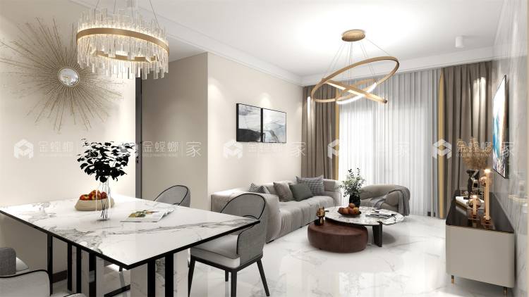 98平港城华府现代风格-'全景图封面图'