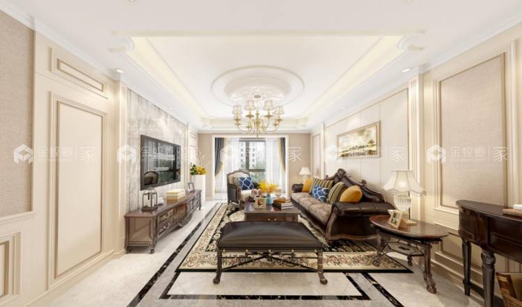 186平御龙湾欧式风格-空间效果图