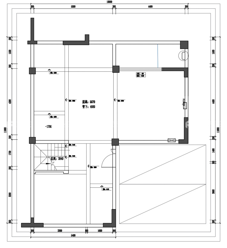 300平大境天成新中式风格-水墨烟云 画里乾坤-平面布置图