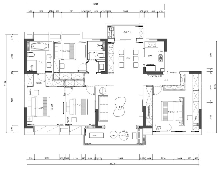 160平天玺现代风格-业主需求