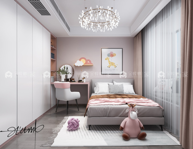 160平天玺现代风格-空间效果图