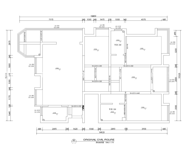 160平城投广场现代风格-业主需求