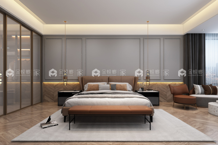 525平一心苑别墅现代风格-空间效果图