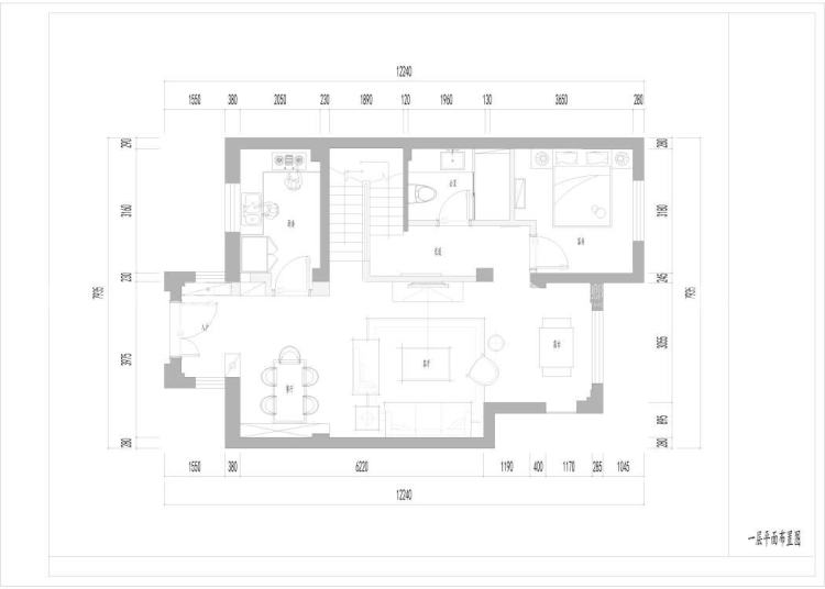 280平百悦新园新中式风格-方寸之间 皆是雅韵-平面设计图及设计说明
