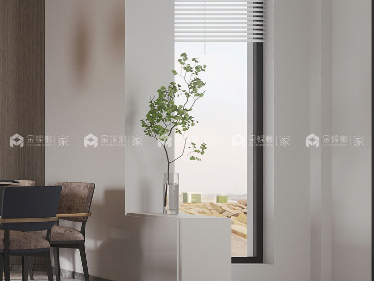 280平百悦新园新中式风格-方寸之间 皆是雅韵-餐厅效果图及设计说明