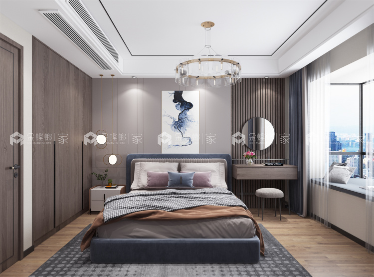 145平峰誉庭现代风格-空间效果图