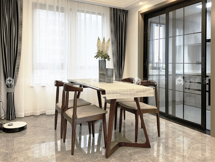 115平水漾花城现代风格-空间效果图