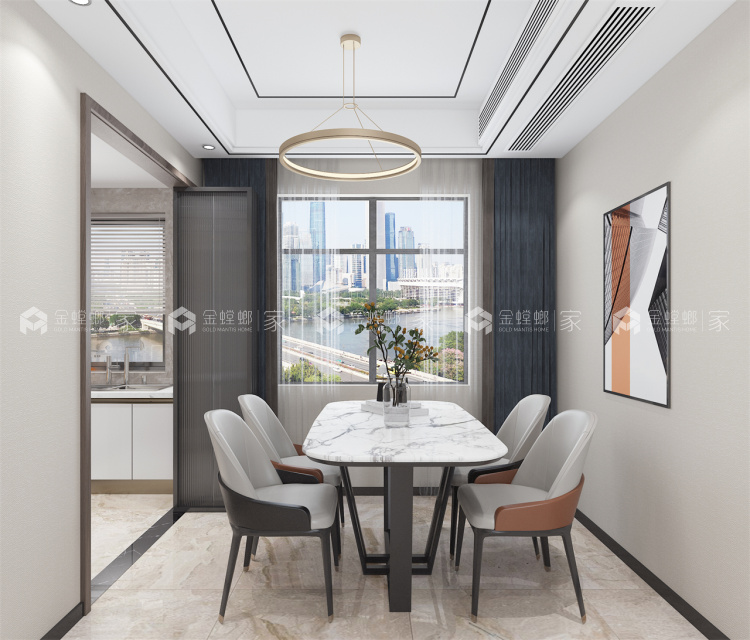 145平峰誉庭现代风格-空间效果图