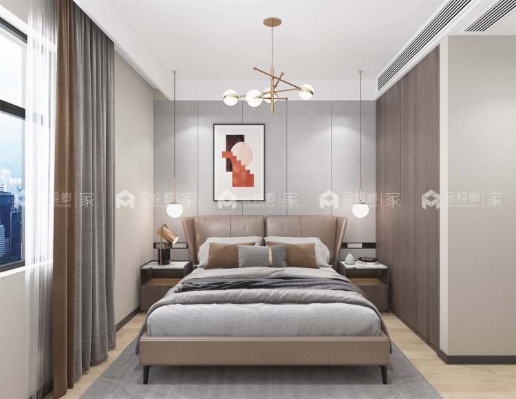 145平峰誉庭现代风格-空间效果图