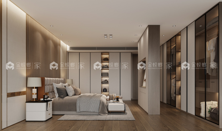 280平何山花园现代风格-现代的简雅-空间效果图