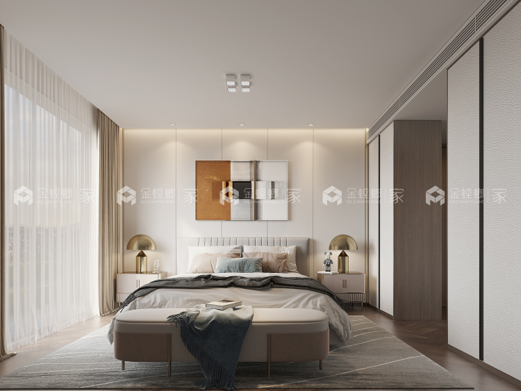 280平何山花园现代风格-现代的简雅-空间效果图