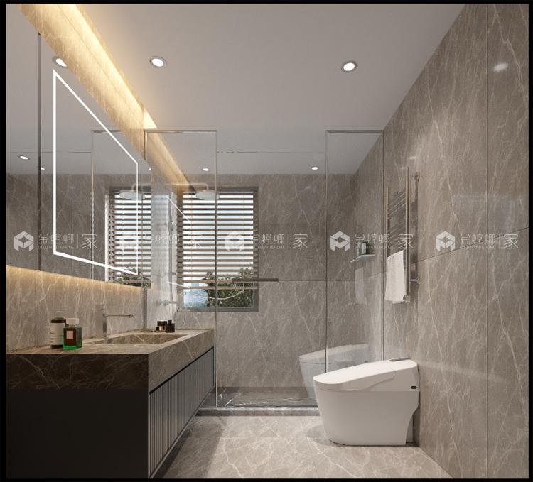 280平何山花园现代风格-现代的简雅-空间效果图