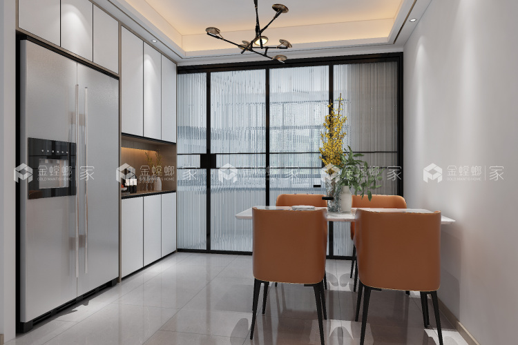 134平东湖湾现代风格-经典的现代轻奢-空间效果图