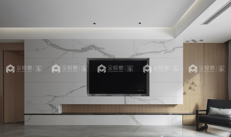 210平天伦庄园现代风格-空间效果图