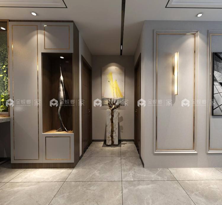 128平绿地国博海珀九龙现代风格-空间效果图