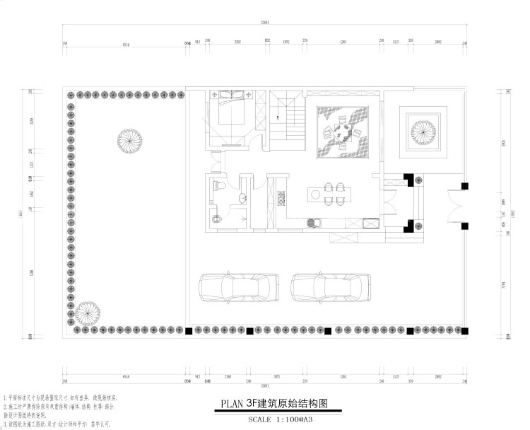 520平英特拉根小镇现代风格-平面布置图