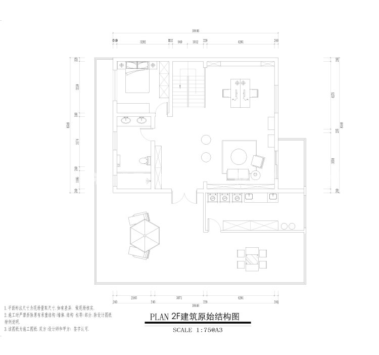 520平英特拉根小镇现代风格-平面布置图