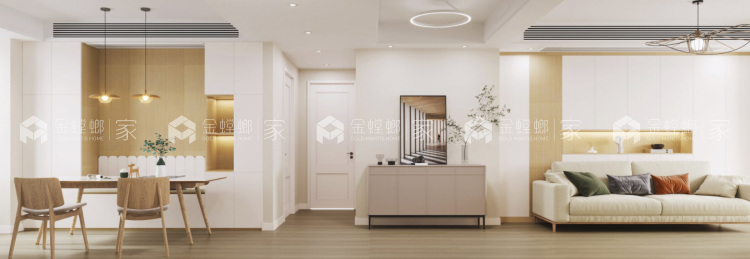 118平姑苏上府现代风格-空间效果图