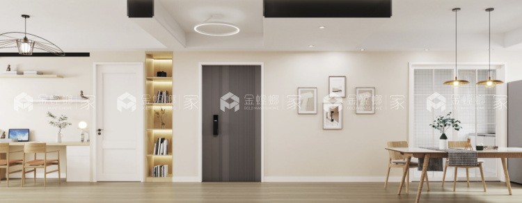 118平姑苏上府现代风格-空间效果图