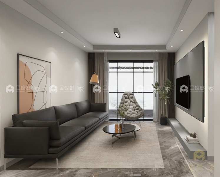 78平深铁阅山境现代风格-平面布置图