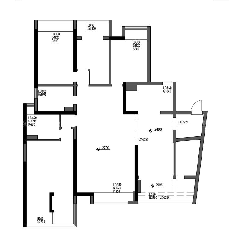 180平金河国际现代风格-业主需求