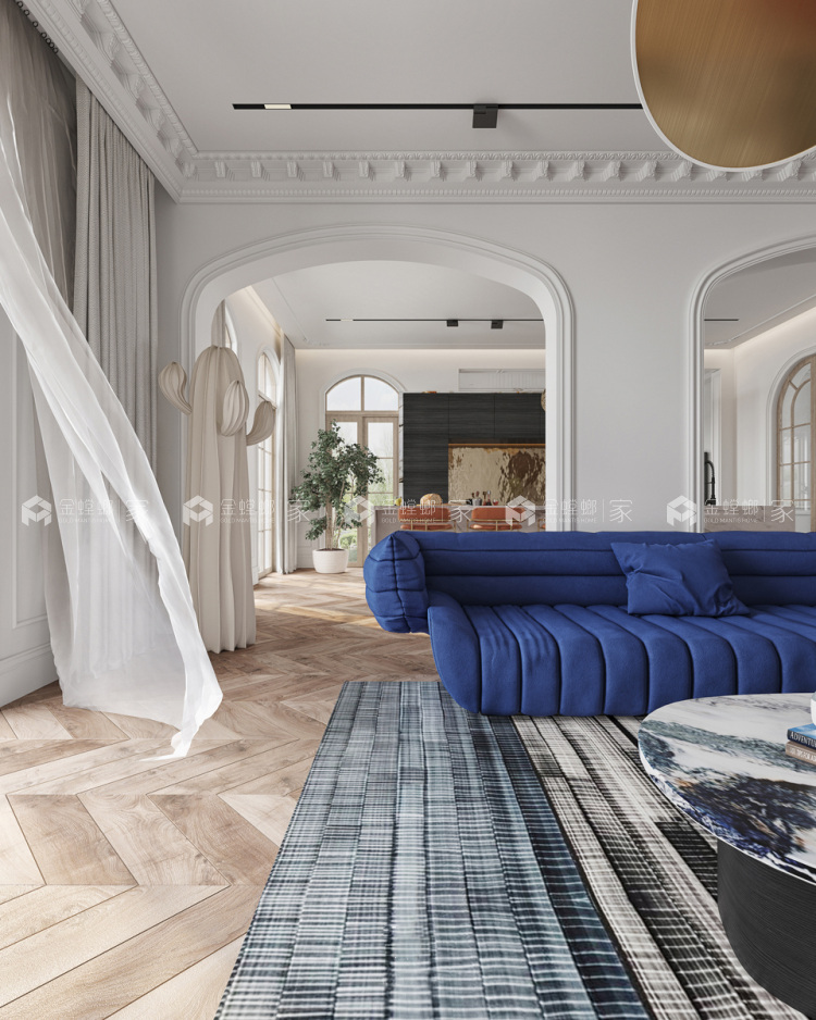 780平桃花源法式风格-空间效果图