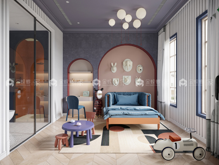 780平桃花源法式风格-空间效果图