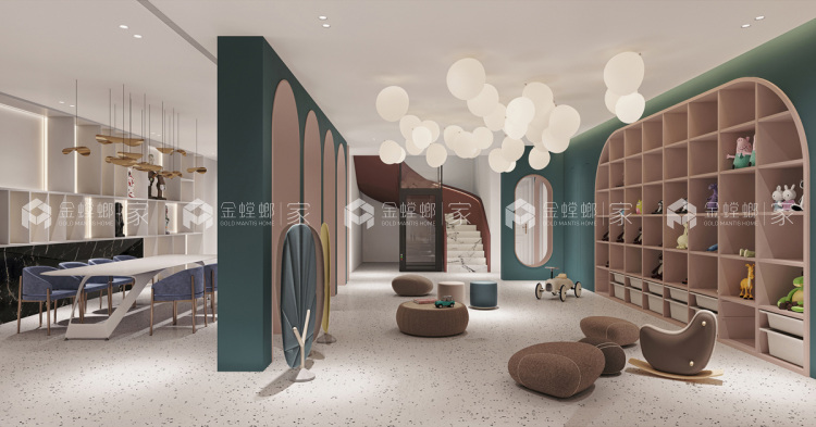 780平桃花源法式风格-空间效果图