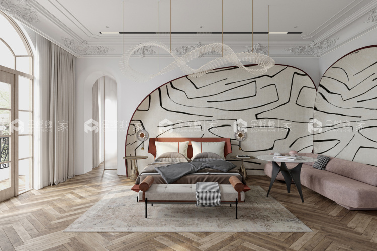 780平桃花源法式风格-空间效果图