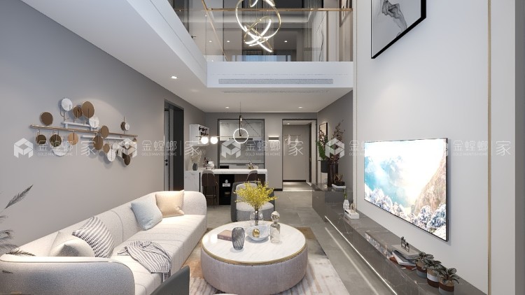 330平时代龙城现代风格-空间效果图