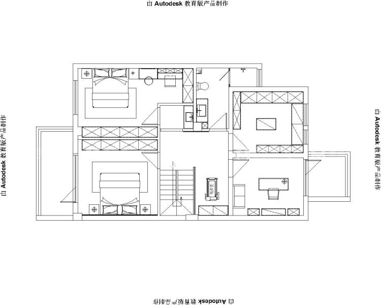 185平北固湾现代风格-平面布置图