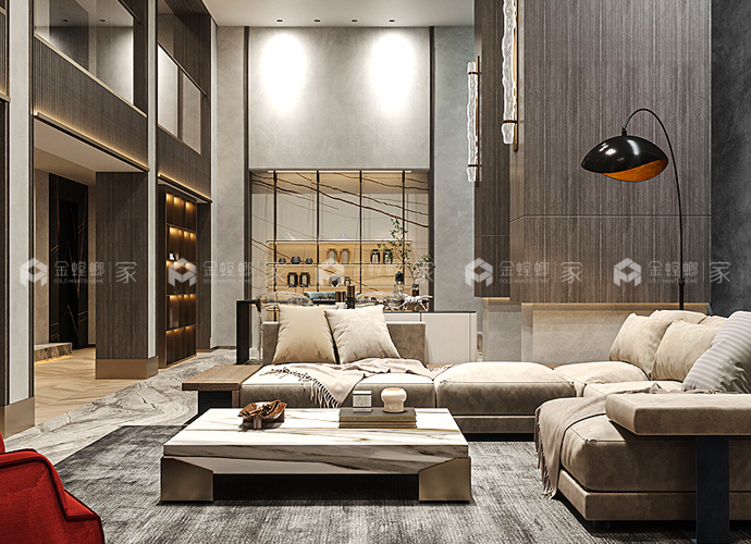 500平凤凰里现代风格-惬意高级住宅-卧室效果图及设计说明