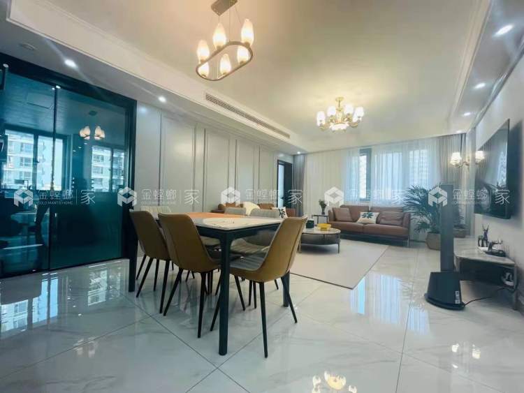 172平长安路九号简美风格-餐厅效果图及设计说明