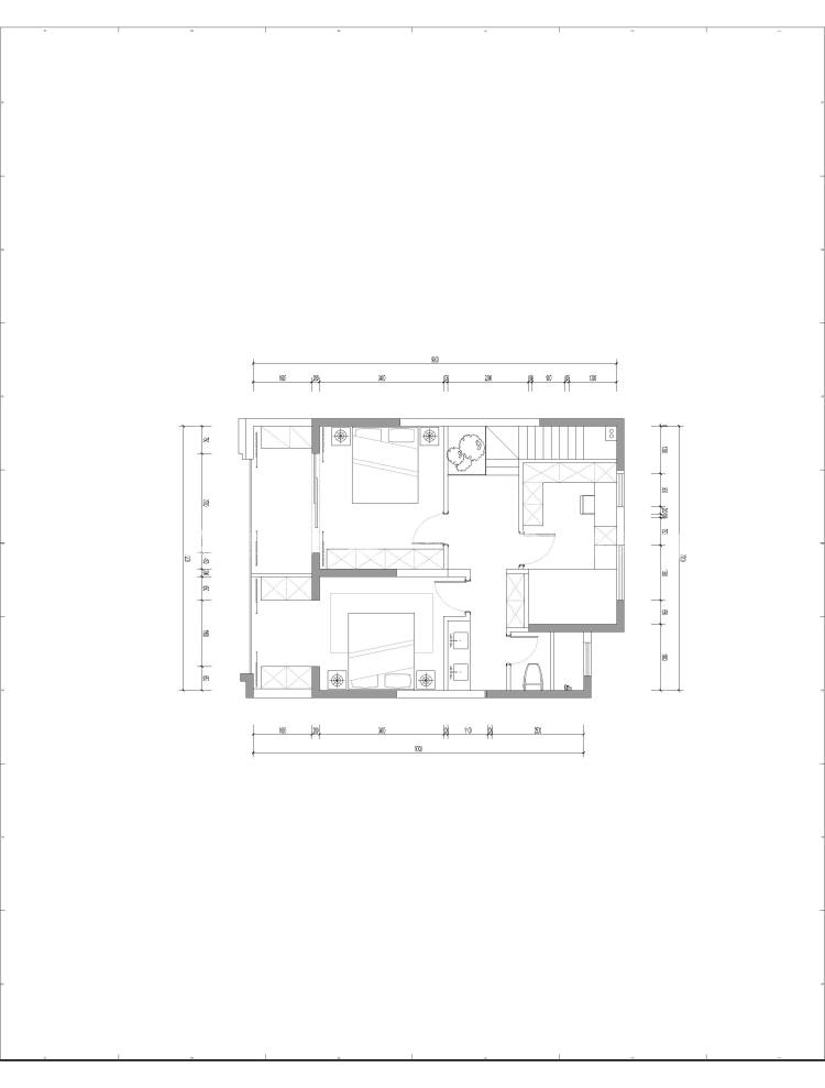 175平汇鸿景云现代风格-平面布置图