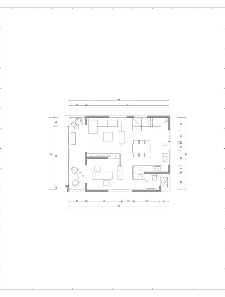 175平汇鸿景云现代风格-平面布置图