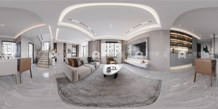 140平荷岸晓风现代风格-梦想家-'全景图封面图'