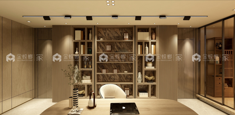 400平润景园著现代风格-空间效果图