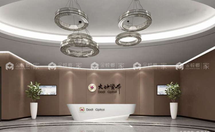 1200平大地资本现代风格-个性化设计-客厅效果图及设计说明