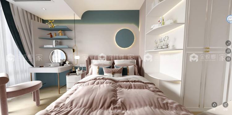 116景秀峨眉现代风格-无主灯设计-空间效果图